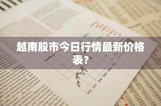 越南股市今日行情最新价格表？