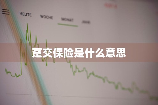 趸交保险是什么意思