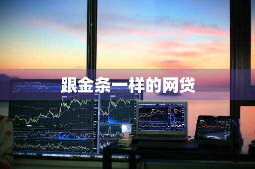 跟金条一样的网贷