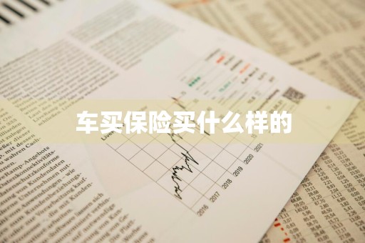 车买保险买什么样的