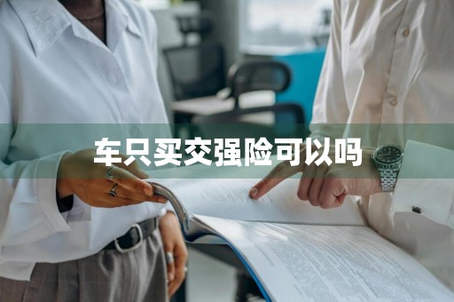 车只买交强险可以吗