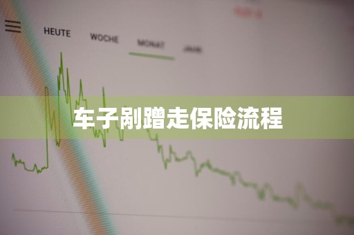 车子剐蹭走保险流程