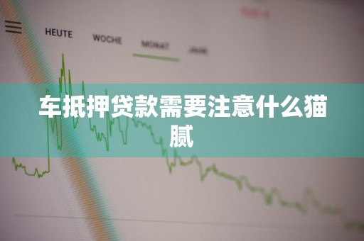 车抵押贷款需要注意什么猫腻