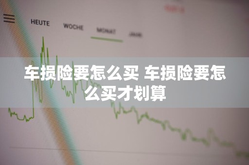 车损险要怎么买 车损险要怎么买才划算
