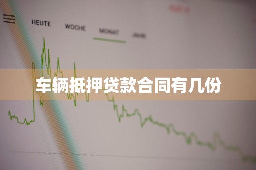 车辆抵押贷款合同有几份