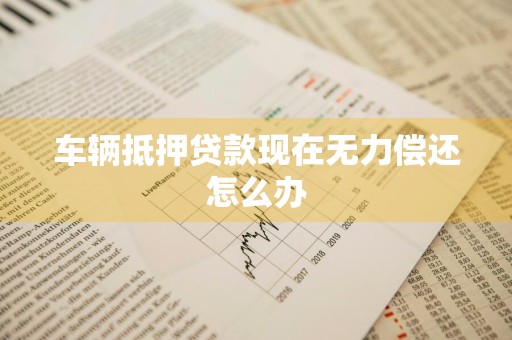车辆抵押贷款现在无力偿还怎么办