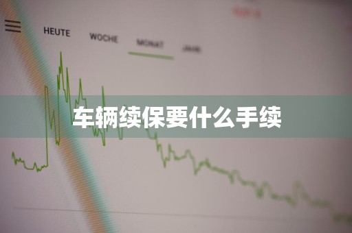 车辆续保要什么手续