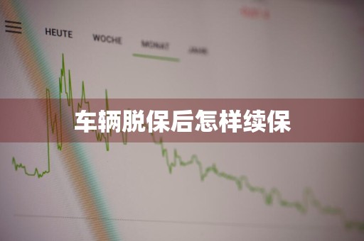 车辆脱保后怎样续保