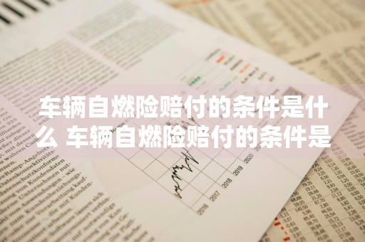 车辆自燃险赔付的条件是什么 车辆自燃险赔付的条件是什么呢