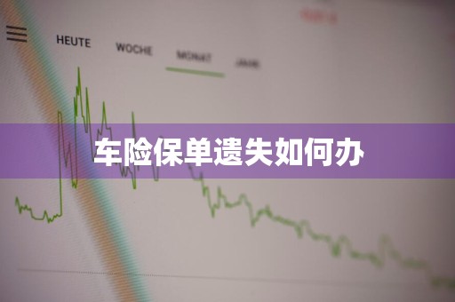 车险保单遗失如何办