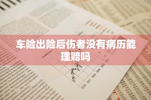 车险出险后伤者没有病历能理赔吗