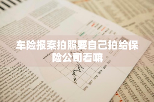 车险报案拍照要自己拍给保险公司看嘛