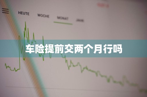 车险提前交两个月行吗