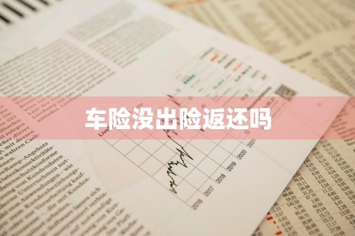 车险没出险返还吗