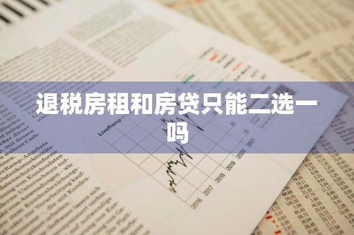 退税房租和房贷只能二选一吗