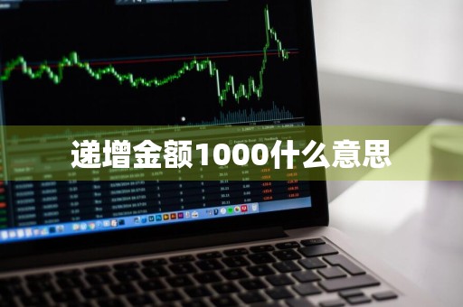 递增金额1000什么意思