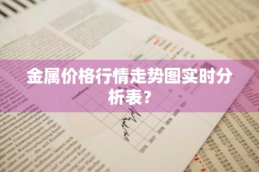 金属价格行情走势图实时分析表？