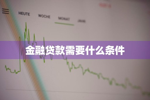 金融贷款需要什么条件