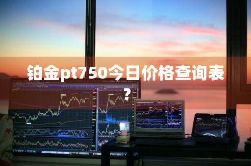铂金pt750今日价格查询表？