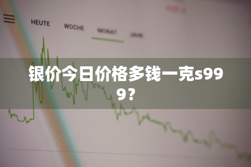 银价今日价格多钱一克s999？