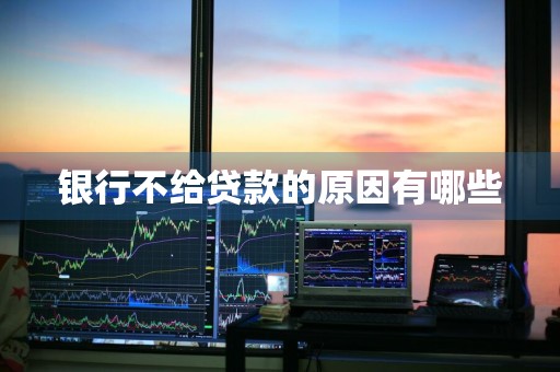 银行不给贷款的原因有哪些