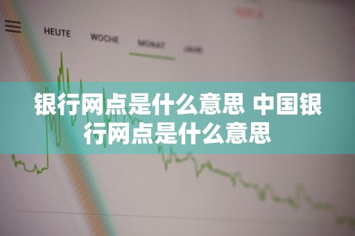 银行网点是什么意思 中国银行网点是什么意思