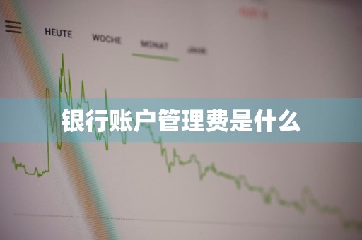 银行账户管理费是什么
