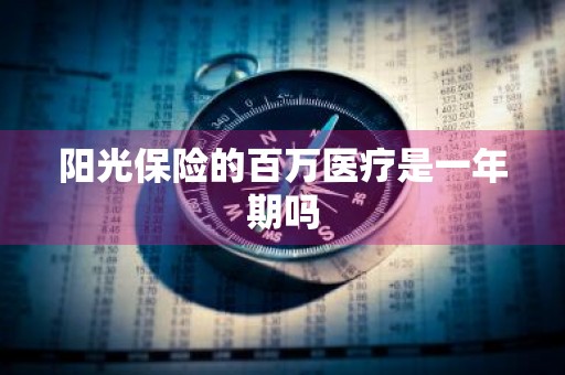 阳光保险的百万医疗是一年期吗