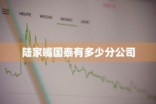 陆家嘴国泰有多少分公司