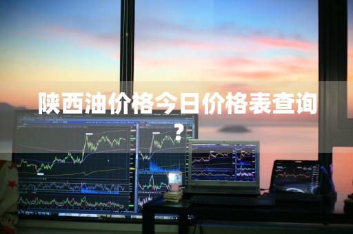 陕西油价格今日价格表查询？