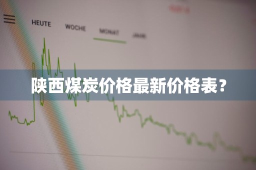 陕西煤炭价格最新价格表？