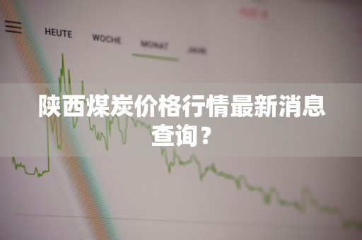 陕西煤炭价格行情最新消息查询？