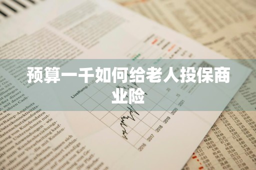 预算一千如何给老人投保商业险