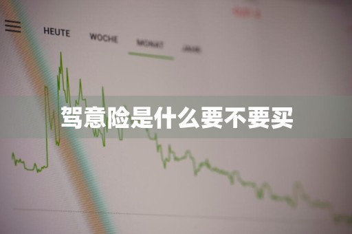 驾意险是什么要不要买