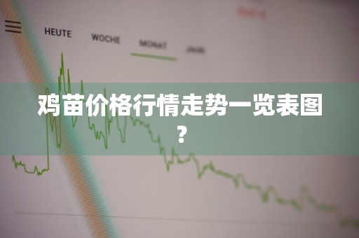 鸡苗价格行情走势一览表图？