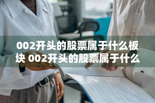 002开头的股票属于什么板块 002开头的股票属于什么板块最高涨多少点