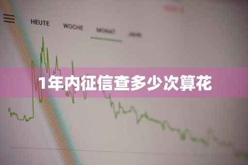 1年内征信查多少次算花