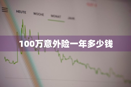 100万意外险一年多少钱