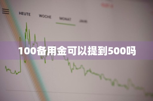 100备用金可以提到500吗
