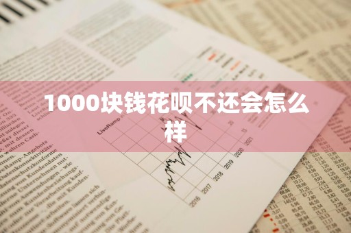 1000块钱花呗不还会怎么样