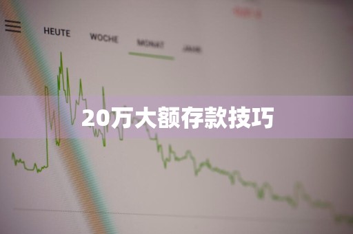 20万大额存款技巧