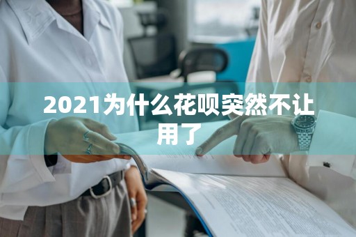 2021为什么花呗突然不让用了