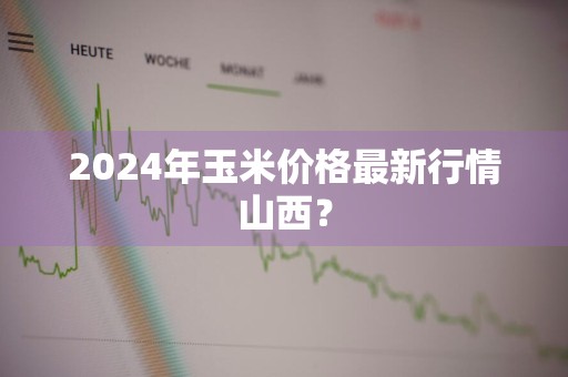 2024年玉米价格最新行情山西？