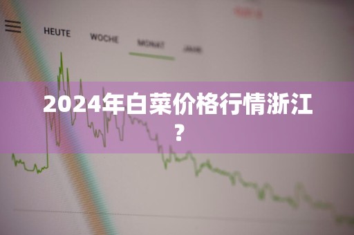 2024年白菜价格行情浙江？