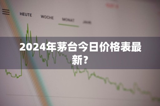 2024年茅台今日价格表最新？