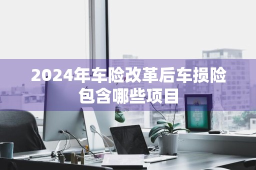 2024年车险改革后车损险包含哪些项目