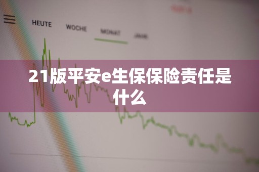 21版平安e生保保险责任是什么