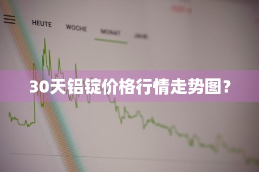 30天铝锭价格行情走势图？