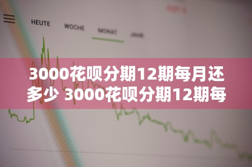 3000花呗分期12期每月还多少 3000花呗分期12期每月还多少钱