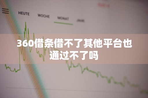 360借条借不了其他平台也通过不了吗